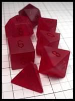 Dice : Dice - Dice Sets - Lucky M  Crystal Red - Amazon May 2024
